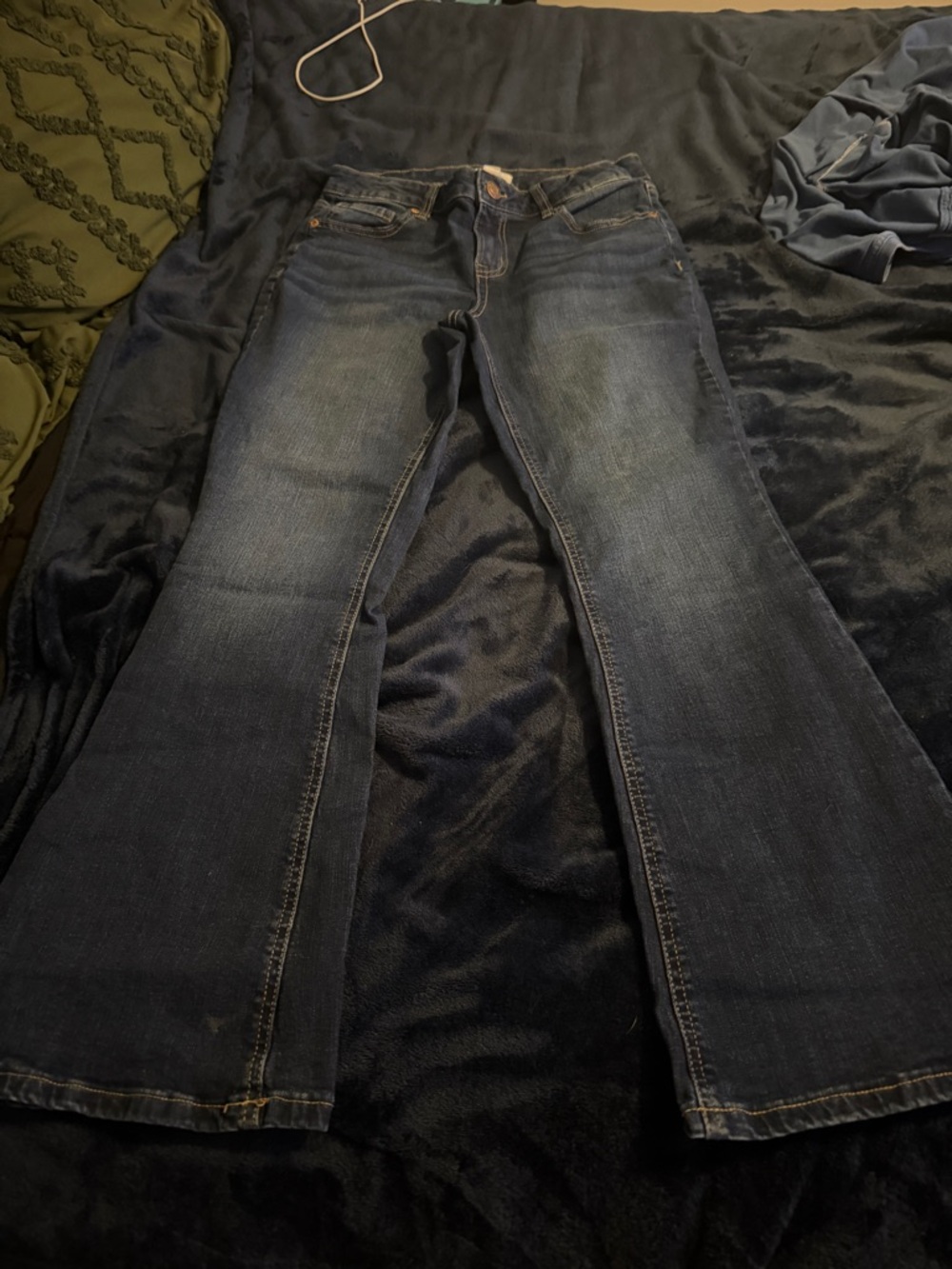 Maurices Dark Blue Flare Jeans